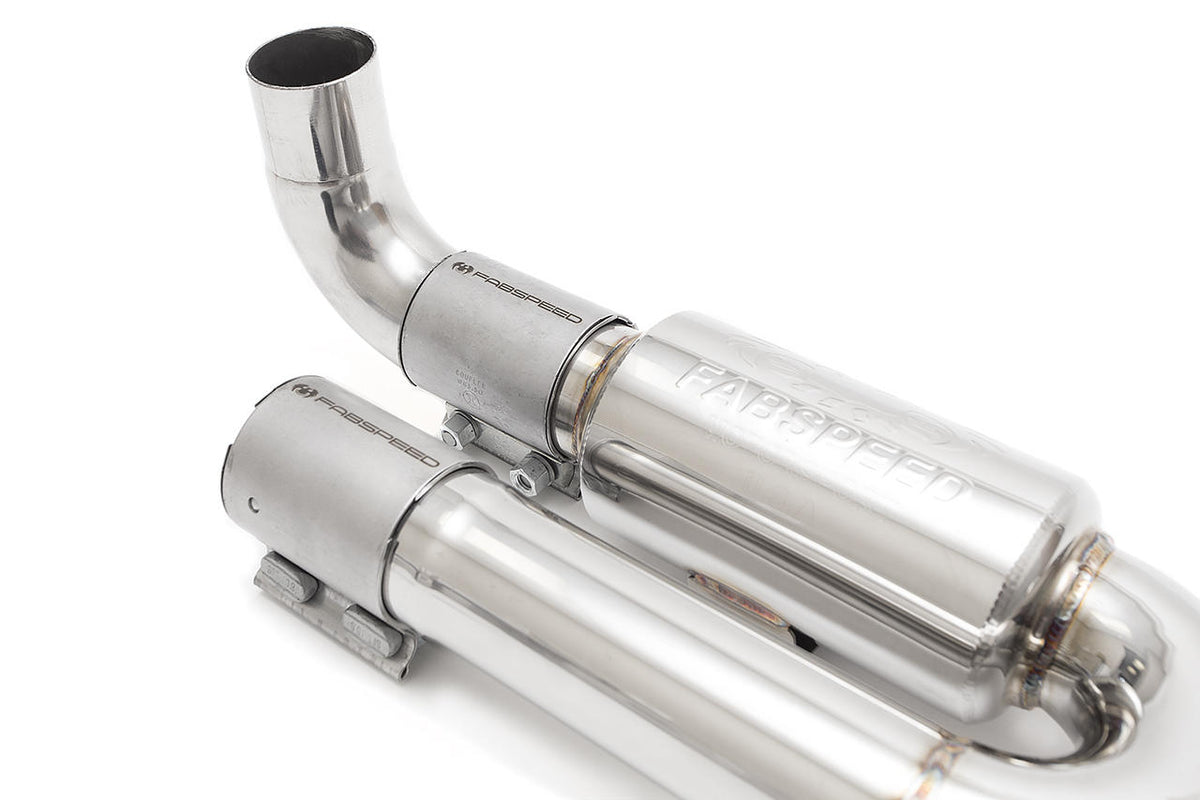 2017-2019 Porsche 991.2 Carrera Fabspeed Center Muffler Bypass X-Pipe (for Base) - image 4