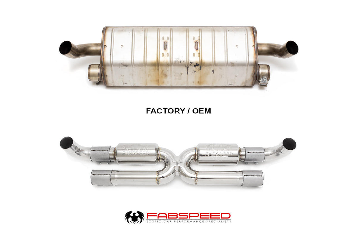 2017-2019 Porsche 991.2 Carrera Fabspeed Center Muffler Bypass X-Pipe (for Base) - image 5