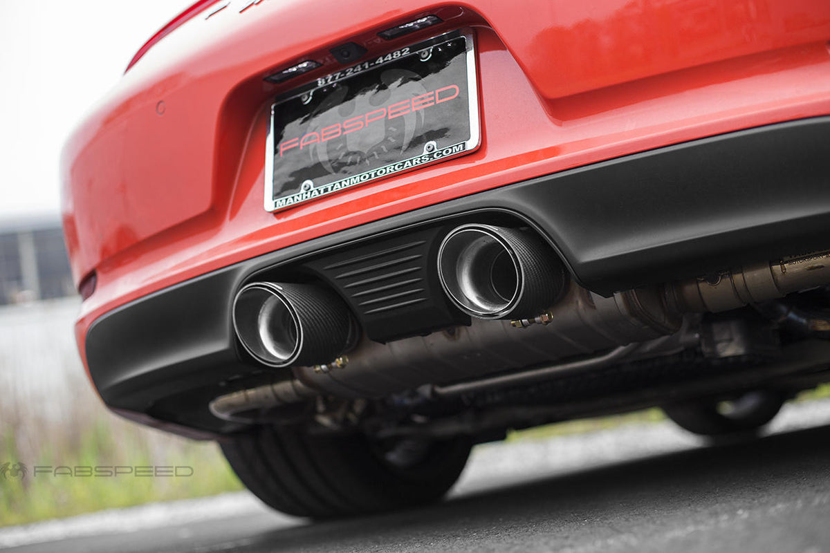 2017-2019 Porsche 991.2 Carrera Fabspeed Deluxe Dual Style Tips (for PSE) - image 9