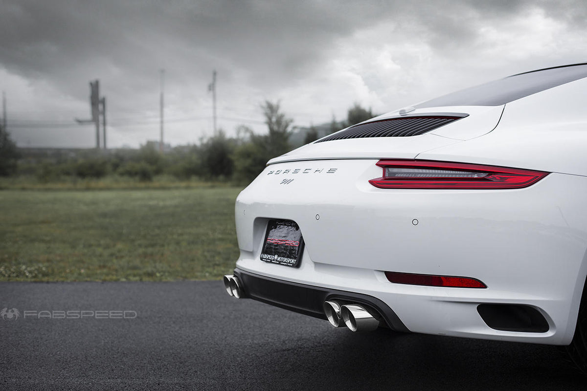 2017-2019 Porsche 991.2 Carrera Fabspeed Deluxe Quad Tips - image 8