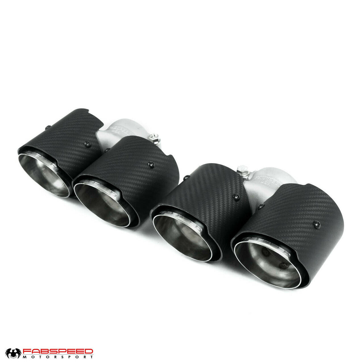 2017-2019 Porsche 991.2 Carrera Fabspeed Deluxe Quad Tips - image 1
