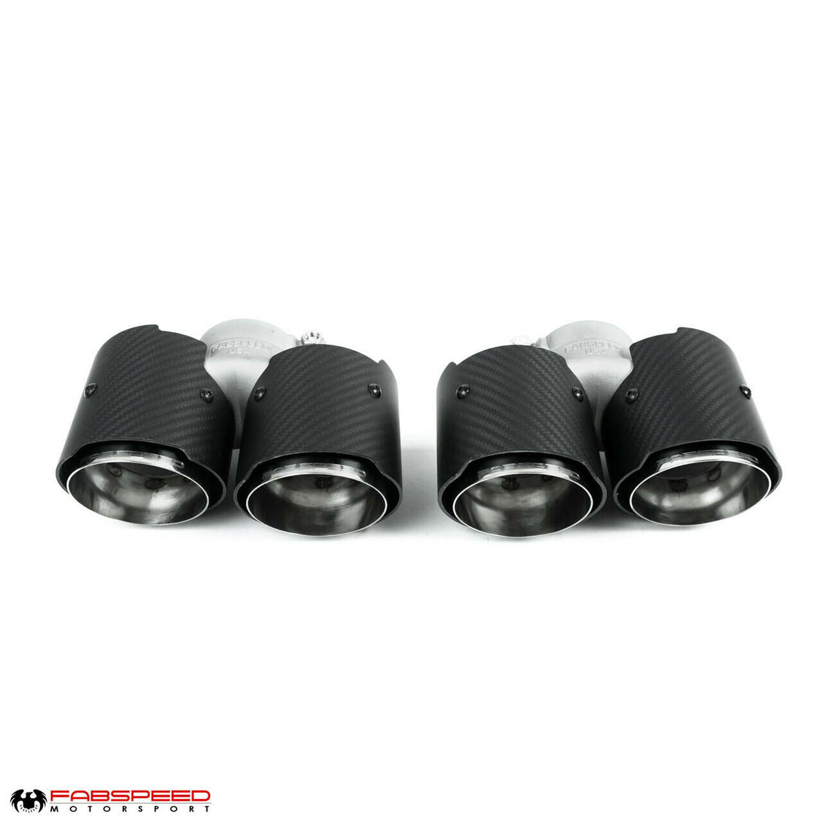 2017-2019 Porsche 991.2 Carrera Fabspeed Deluxe Quad Tips - image 4