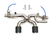 2017-2019 Porsche 991.2 Carrera Fabspeed Valved Center Muffler Bypass X-Pipe (PSE Only) - image 1