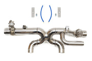 2017-2019 Porsche 991.2 Carrera Fabspeed Valved Center Muffler Bypass X-Pipe (PSE Only) - image 4