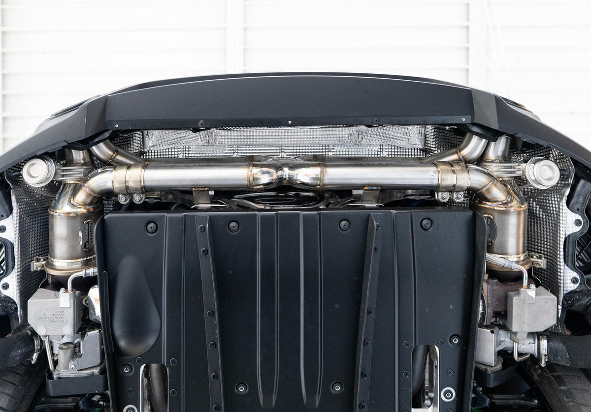 2018-2019 Porsche 991.2 GT2 RS Fabspeed Center Muffler Bypass X-Pipe - image 6