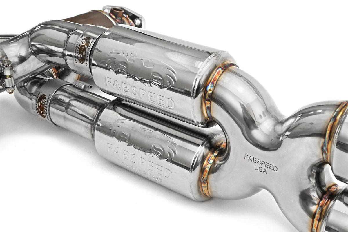 2017-2020 Porsche 991.2 Turbo / Turbo S Fabspeed Supersport X-Pipe Exhaust System - image 4