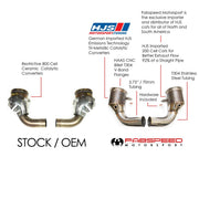 2019-2024 Porsche 992 Carrera Fabspeed Sport Catalytic Converters - image 2