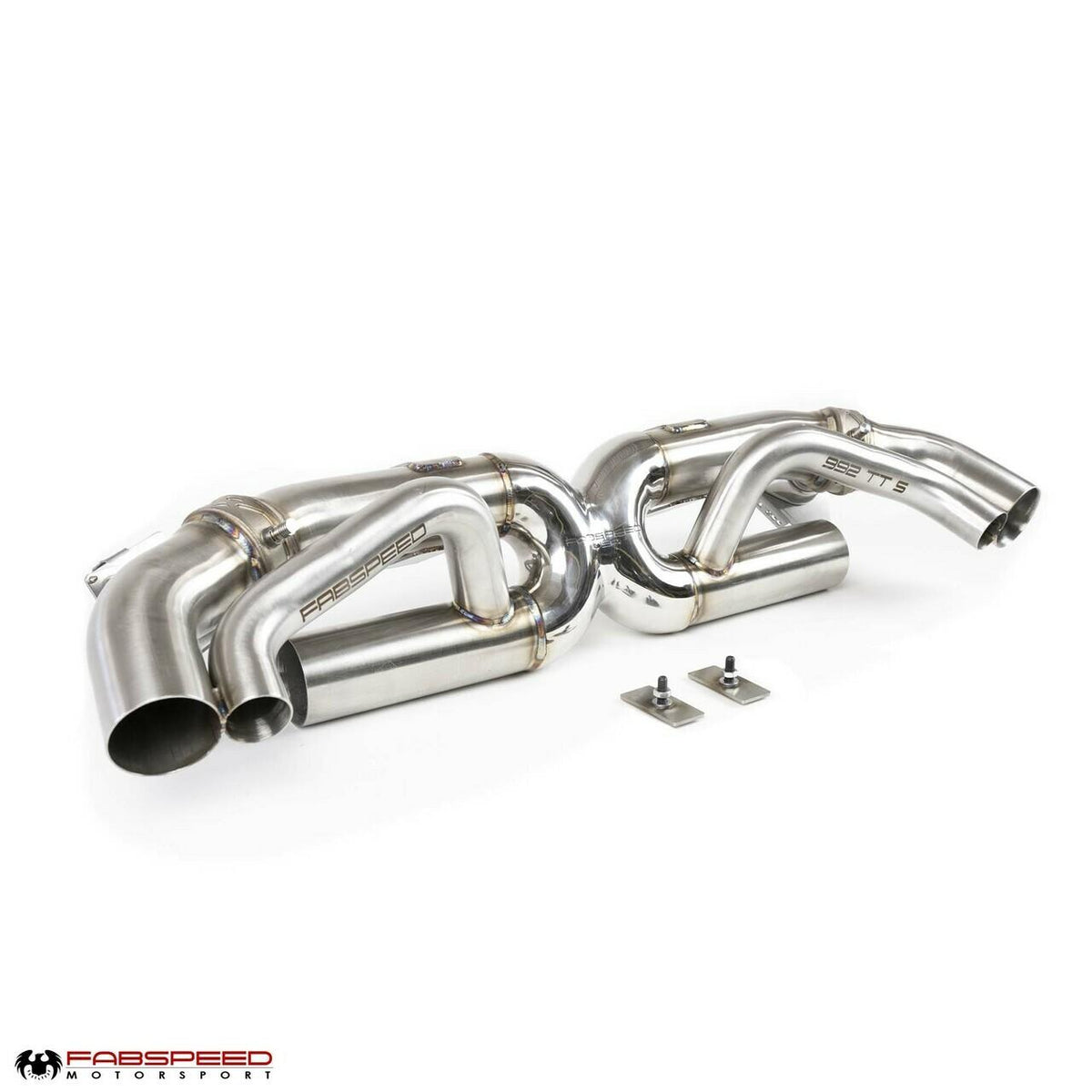 2021-2024 Porsche 992 Twin Turbo / Twin Turbo S Fabspeed Cat-Back Valved Maxflo Exhaust System - image 4