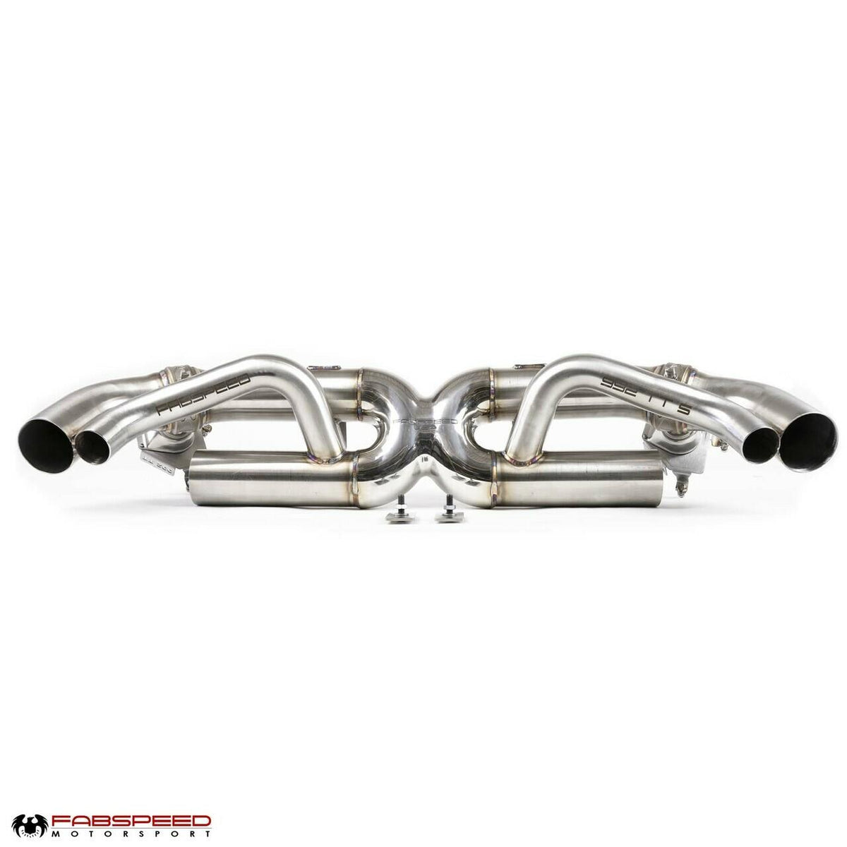 2021-2024 Porsche 992 Twin Turbo / Twin Turbo S Fabspeed Cat-Back Valved Maxflo Exhaust System - image 1