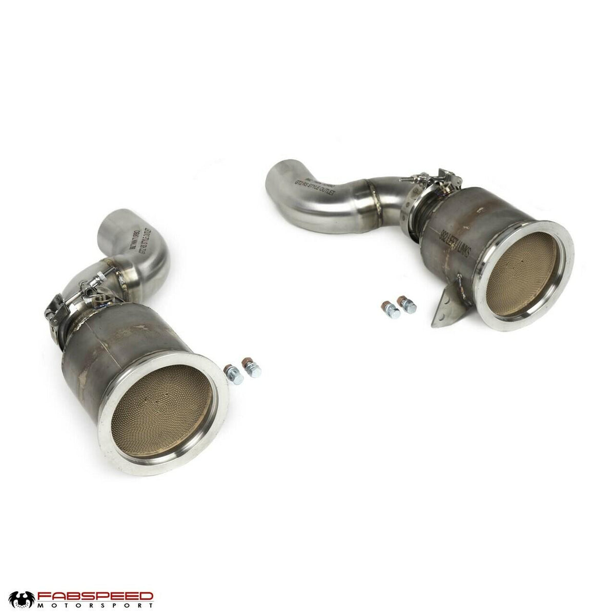 2021-2024 Porsche 992 Twin Turbo / Twin Turbo S Fabspeed Sport Catalytic Converters with GT2RS Style Outlets - image 6