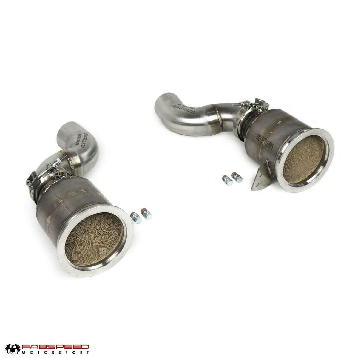 2025-2026 Porsche 992.2 Carrera (NON GTS) Fabspeed Sport Catalytic Converters with GT2RS Style Outlets - image 6