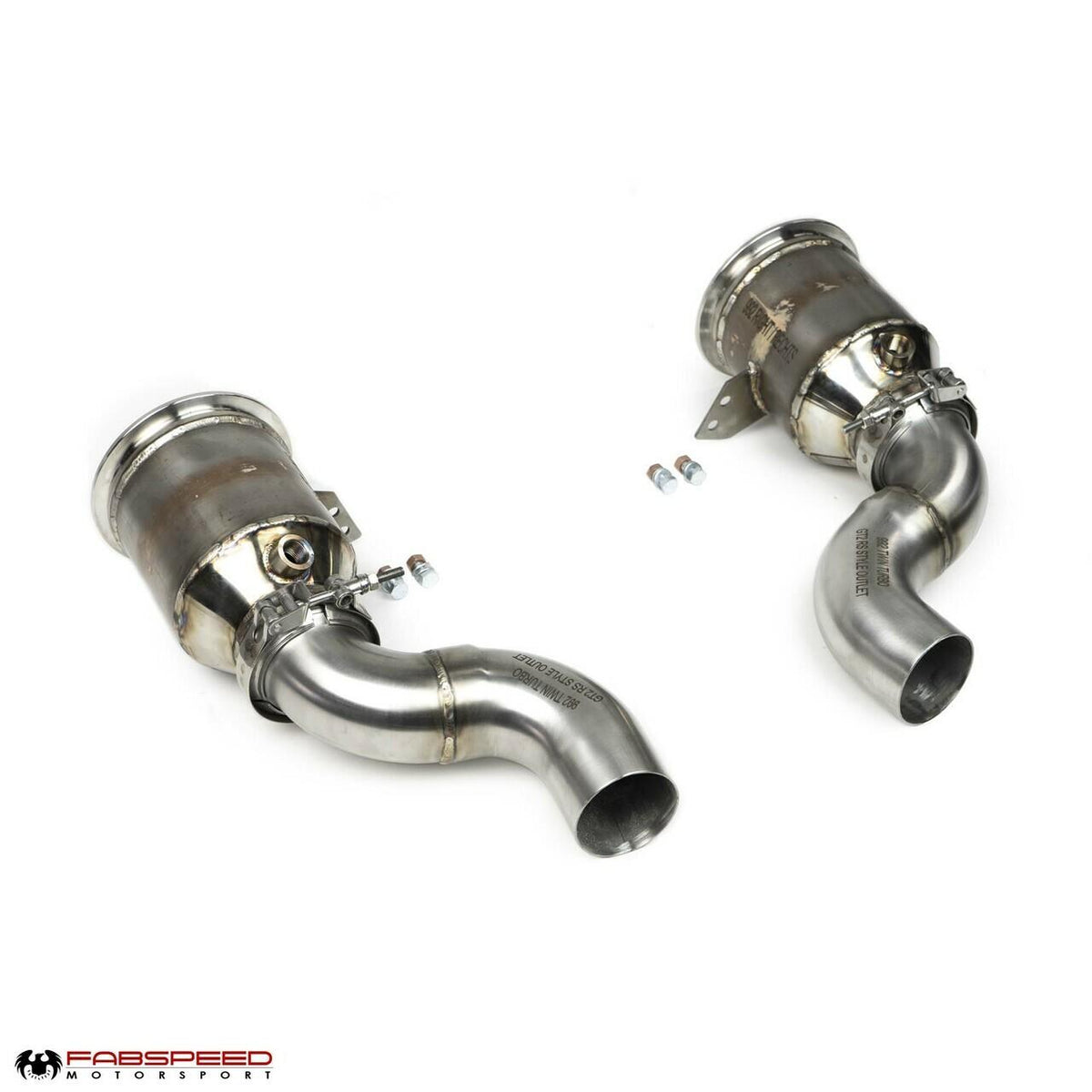 2021-2024 Porsche 992 Twin Turbo / Twin Turbo S Fabspeed Sport Catalytic Converters with GT2RS Style Outlets - image 4