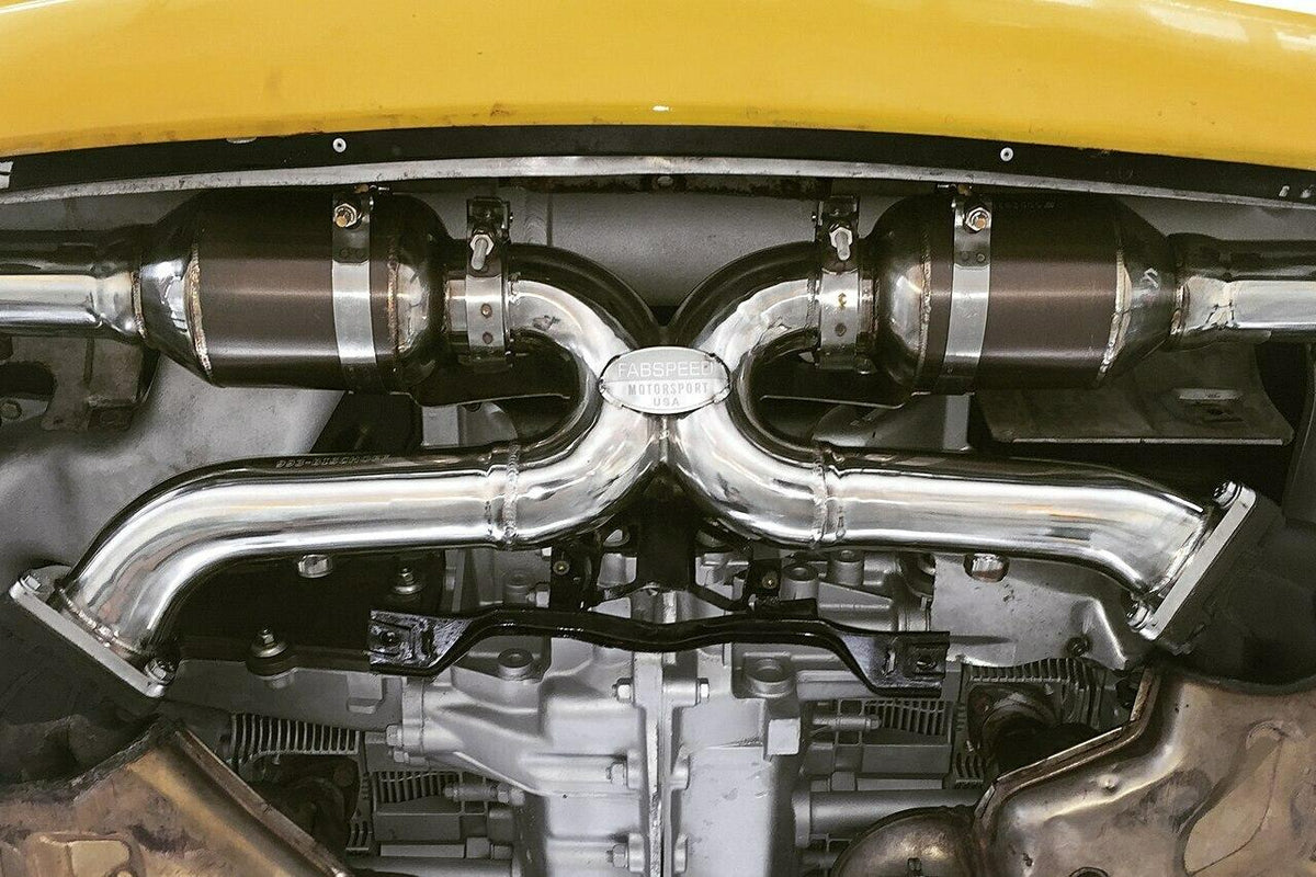 1994-1998 Porsche 993 Carrera Fabspeed Sport Cat X-Pipe - image 5