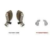 1995-1998 Porsche 993 Twin Turbo Fabspeed Muffler Bypass Pipes with tips - image 3