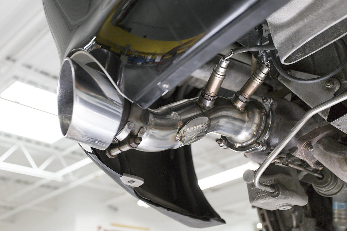 1995-1998 Porsche 993 Turbo, Turbo S, 993 GT2 EVO Fabspeed Competition Race Exhaust System - image 2