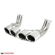 1999-2001 Porsche 996 Carrera Fabspeed Deluxe Quad-Style Tips - Short - image 1