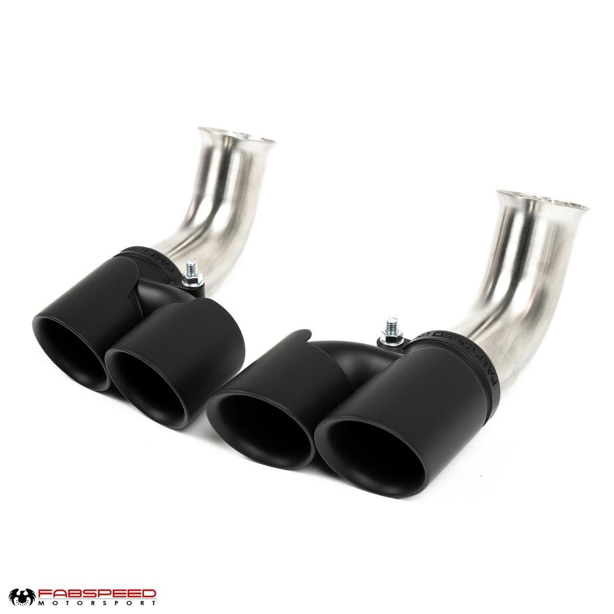 1999-2001 Porsche 996 Carrera Fabspeed Deluxe Quad-Style Tips - Short - image 3