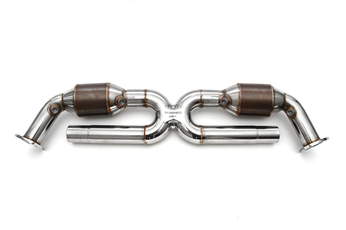 1999-2004 Porsche 996 Carrera Fabspeed Sport Catalytic Converter X-Pipe - image 1