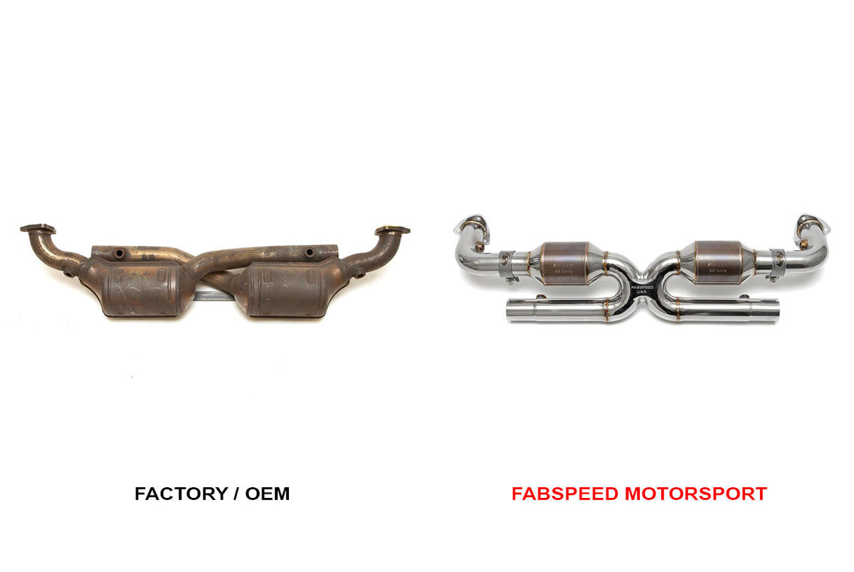 1999-2005 Porsche 996 GT3 Fabspeed Sport Cat X-Pipe - image 2