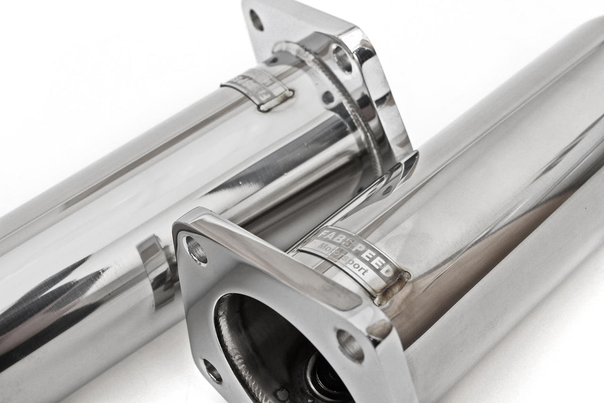 2000-2005 Porsche 996 Turbo Fabspeed Supersport 70mm X-Pipe Exhaust System - image 6