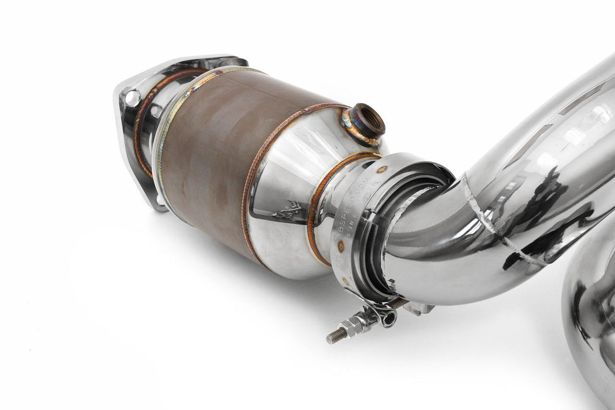 2000-2005 Porsche 996 Turbo Fabspeed Supersport 70mm X-Pipe Exhaust System - image 3