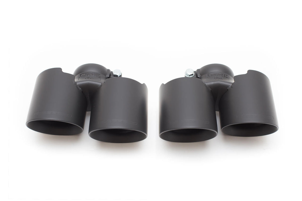 2005-2008 Porsche 997 Carrera Fabspeed Deluxe Quad-Style Tips - image 2