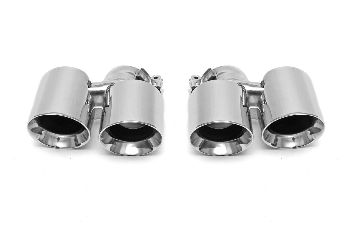2006-2009 Porsche 997 Turbo Fabspeed Deluxe Quad-Style Tips - image 1