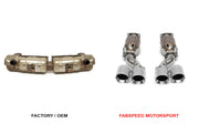 2006-2009 Porsche 997 Turbo Fabspeed Muffler Bypass Exhaust System - image 3