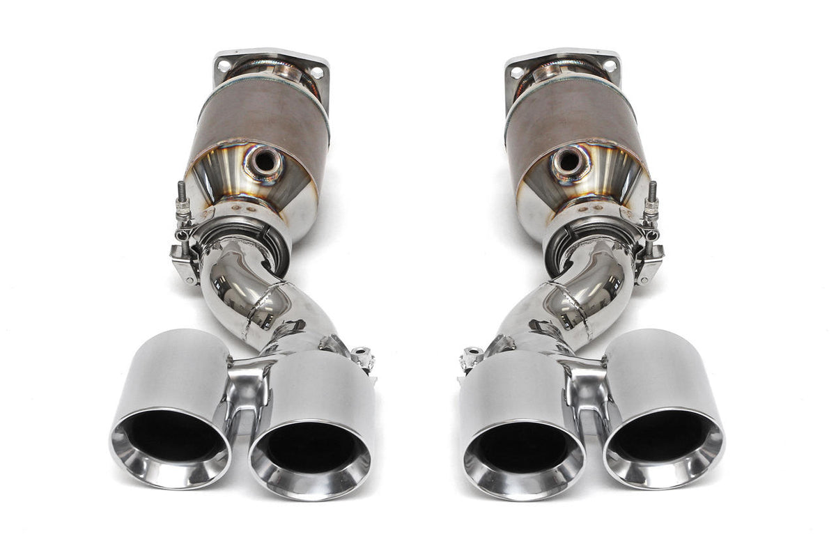 2006-2009 Porsche 997 Turbo Fabspeed Muffler Bypass Exhaust System - image 1