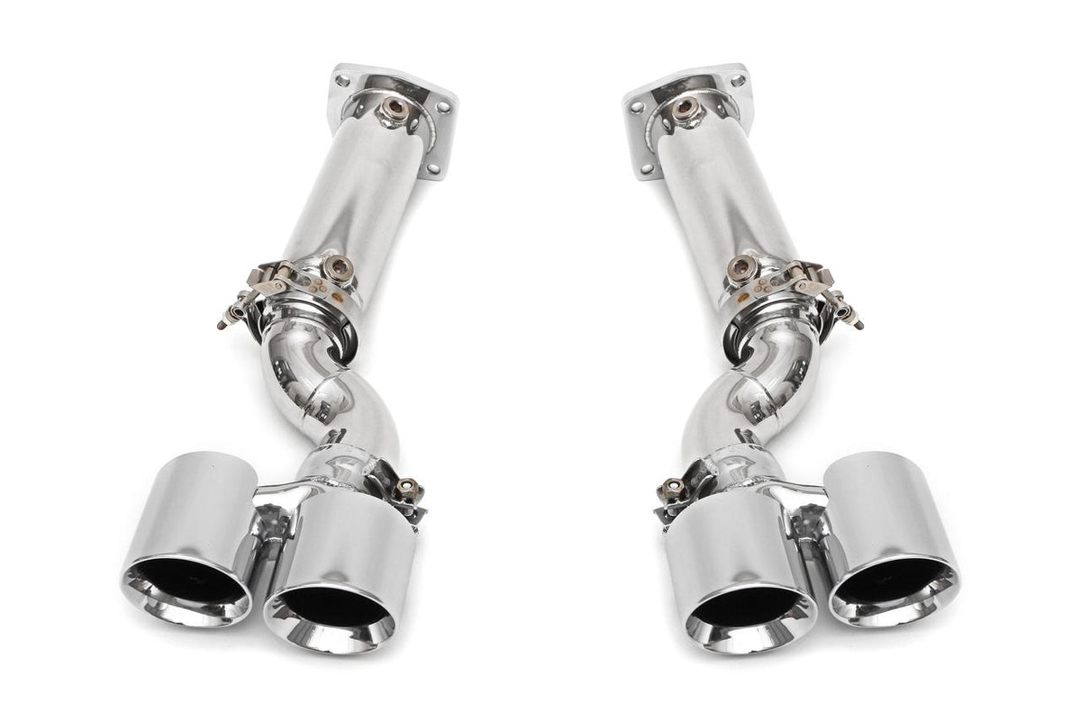 2006-2009 Porsche 997 Turbo Fabspeed Muffler Bypass Exhaust System - image 4