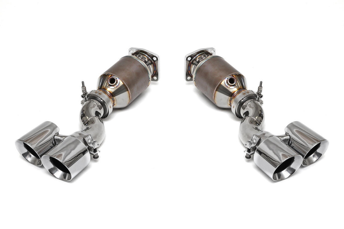 2006-2009 Porsche 997 Turbo Fabspeed Muffler Bypass Exhaust System - image 2