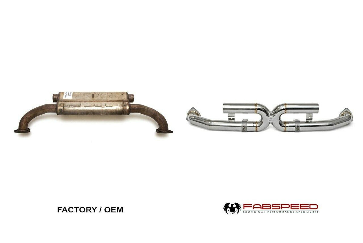 2009-2012 Porsche 997.2 Carrera Fabspeed Center Muffler Bypass X-Pipe - image 2