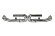 2009-2012 Porsche 997.2 Carrera Fabspeed Center Muffler Bypass X-Pipe - image 1
