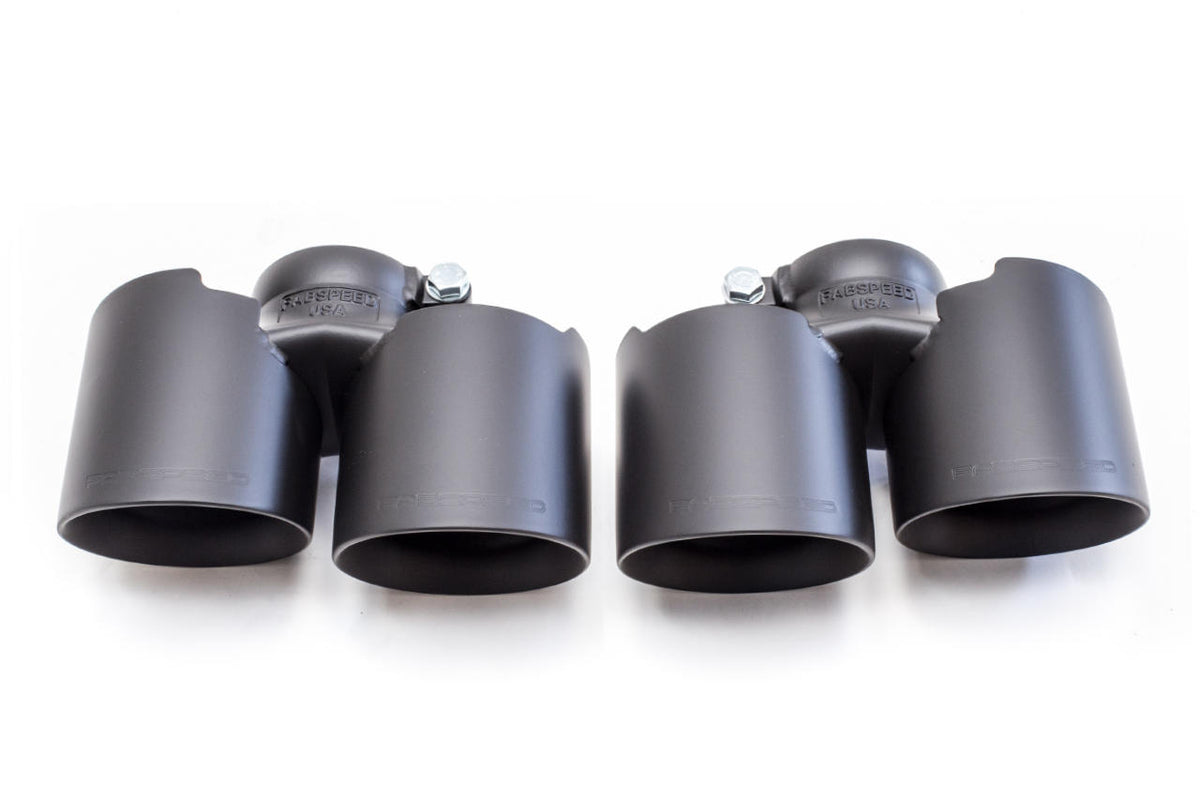 2009-2012 Porsche 997.2 Carrera Fabspeed Deluxe Quad-Style Tips - image 2