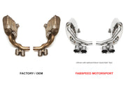 2009-2012 Porsche 997.2 Carrera Fabspeed Maxflo Performance Side Exhaust System - image 2
