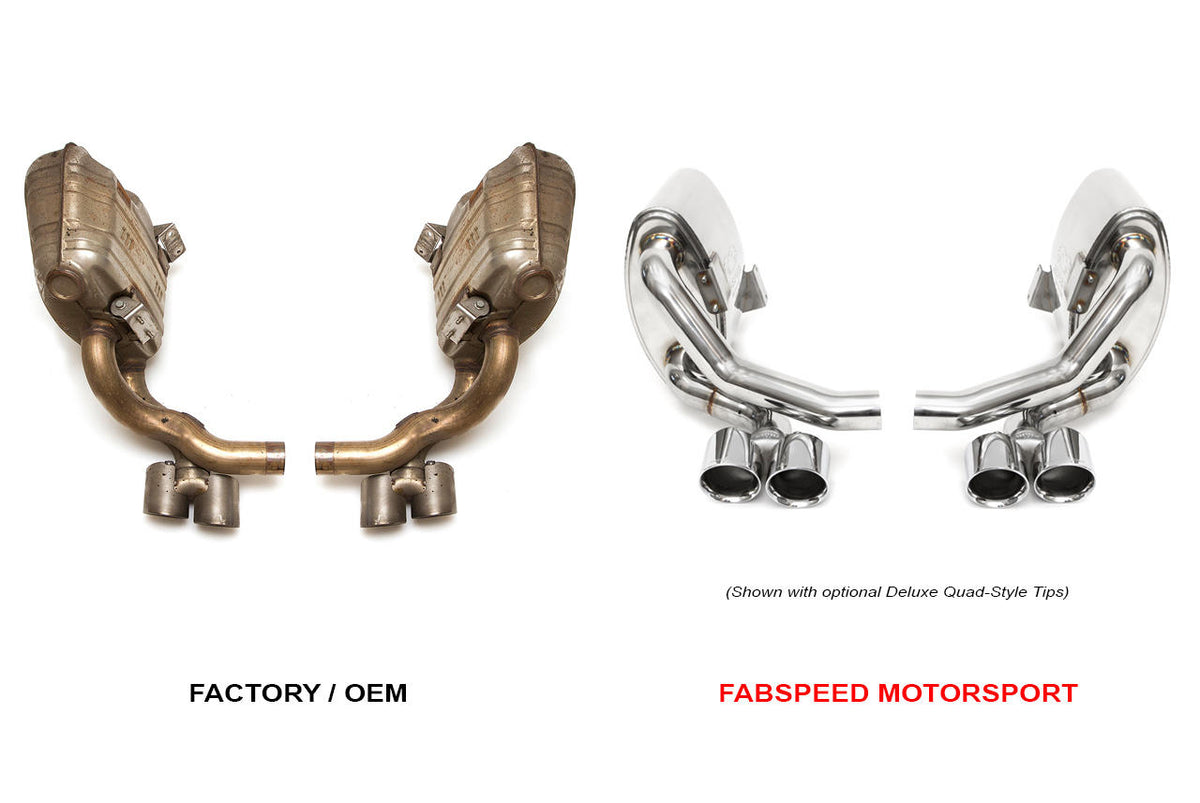 2009-2012 Porsche 997.2 Carrera Fabspeed Maxflo Performance Side Exhaust System - image 2