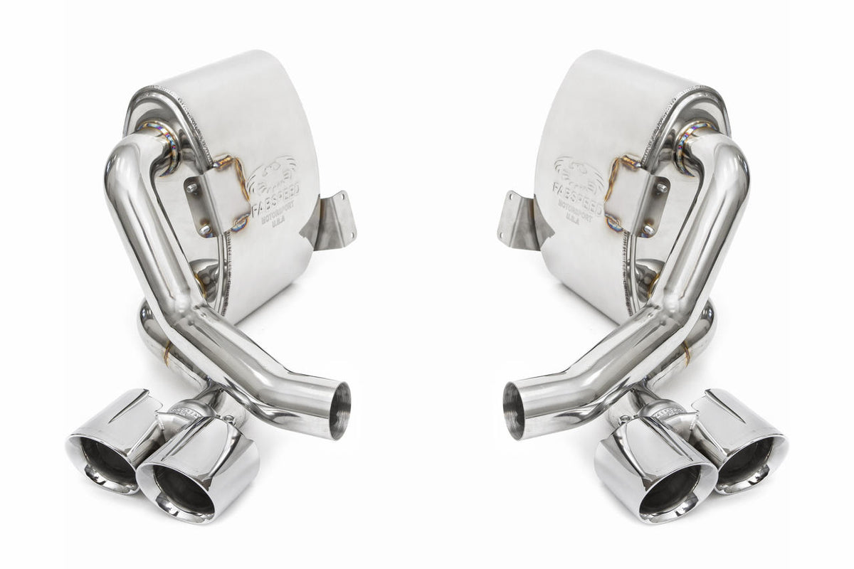 2009-2012 Porsche 997.2 Carrera Fabspeed Maxflo Performance Side Exhaust System - image 3