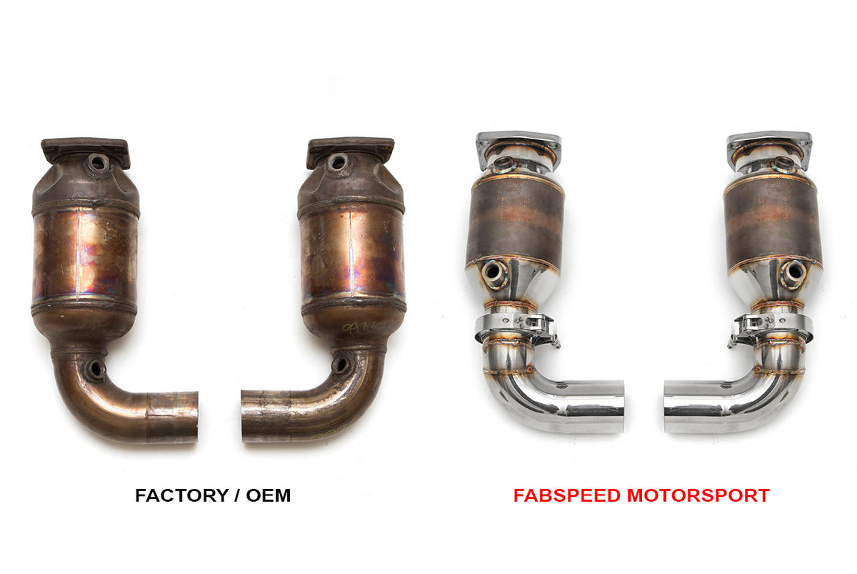 2011 Porsche 997.2 GT2 RS Fabspeed HJS German Sport Catalytic Converters - image 2