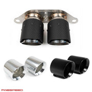 2010-2011 Porsche 997.2 GT3 / GT3 RS Fabspeed Deluxe Dual Style Tips - image 1