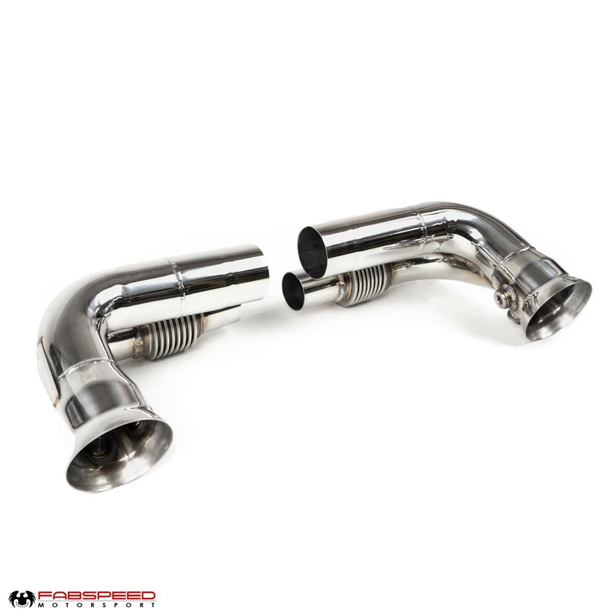 2010-2011 Porsche 997.2 GT3 / GT3 RS Fabspeed Side Muffler Bypass Pipes - image 7