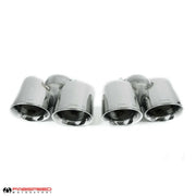 2010-2012 Porsche 997.2 Turbo / Turbo S Fabspeed Deluxe Quad Style Tips - image 1