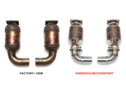 2010-2012 Porsche 997.2 Turbo / Turbo S Fabspeed Sport Catalytic Converters - image 2