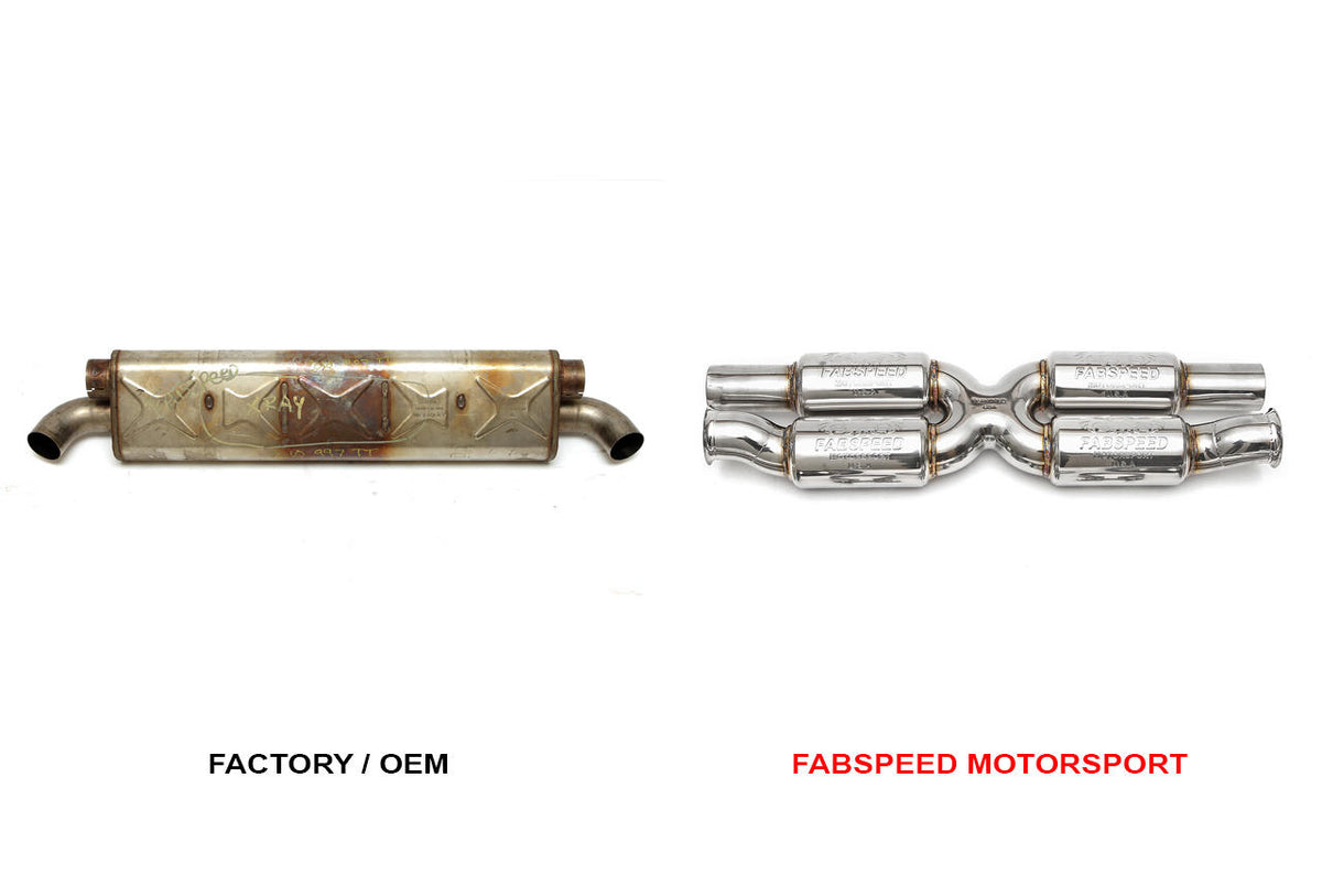 2010-2012 Porsche 997.2 Turbo / Turbo S Fabspeed Supersport X-Pipe (X-Pipe Only) - image 2