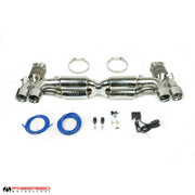 2010-2012 Porsche 997.2 Turbo / Turbo S Fabspeed Valved Supersport X-Pipe Exhaust System - image 1