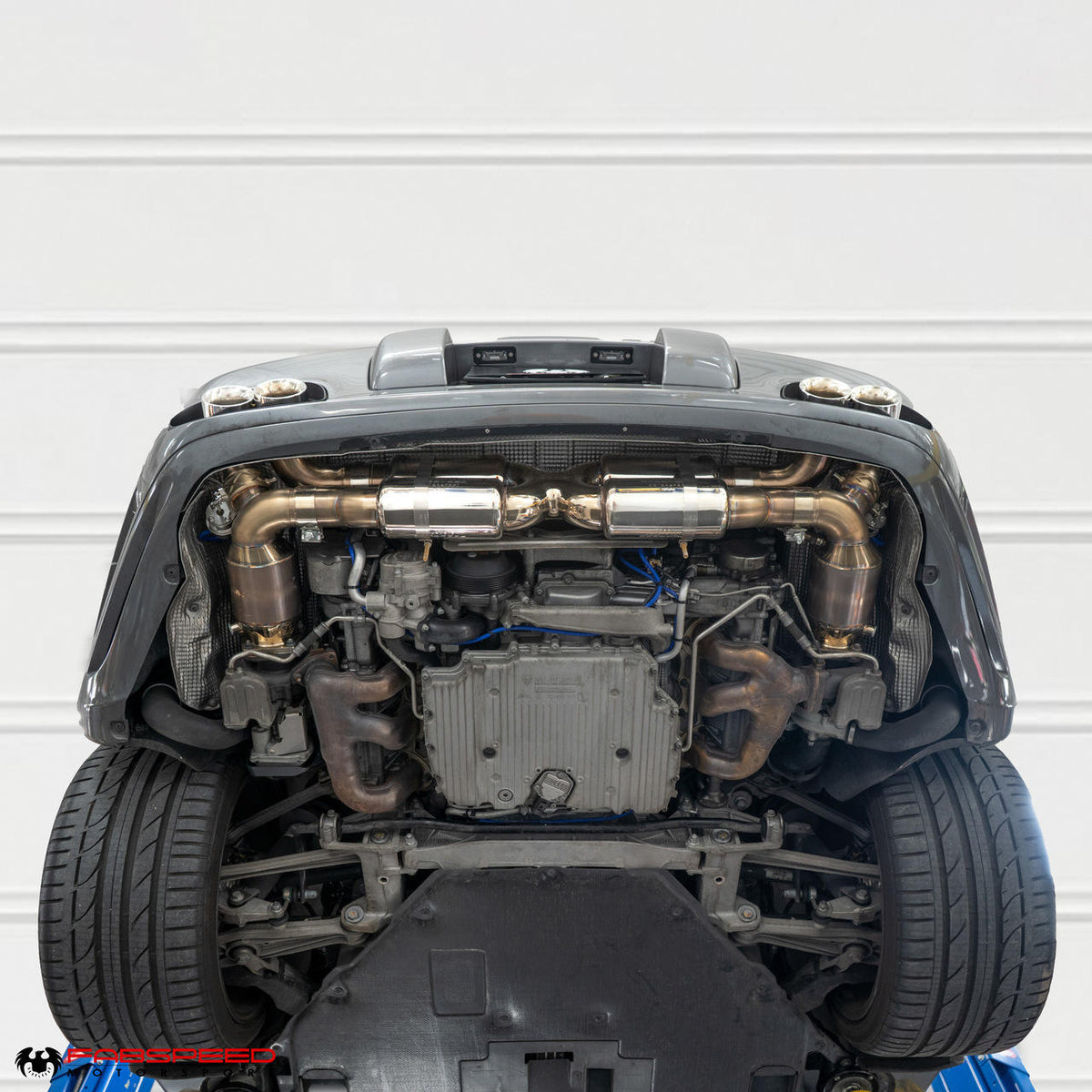 2010-2012 Porsche 997.2 Turbo / Turbo S Fabspeed Valved Supersport X-Pipe Exhaust System - image 12