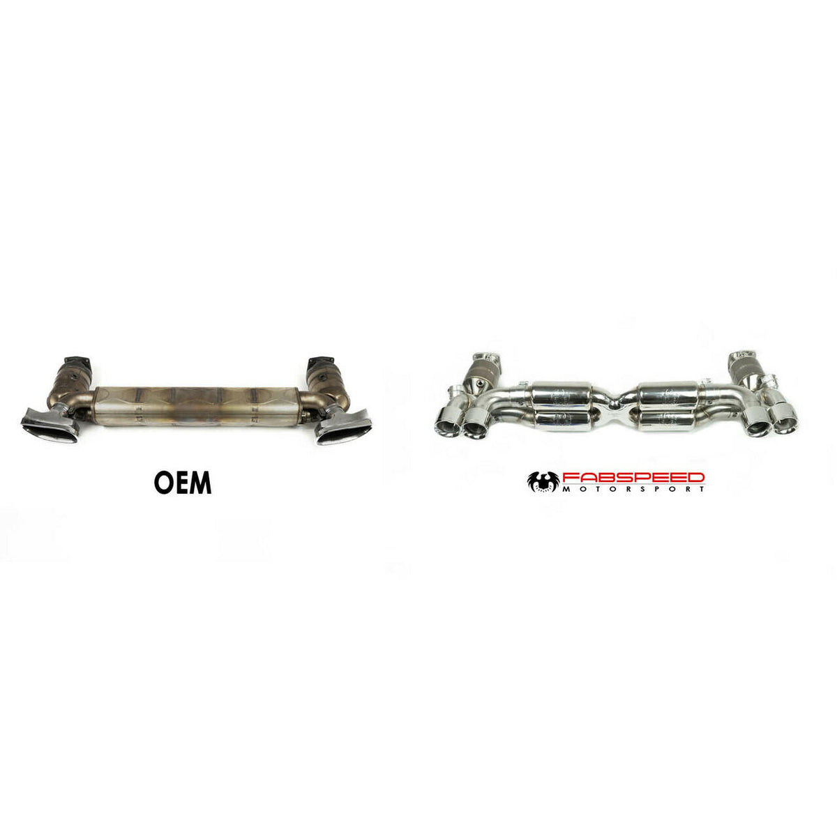 2010-2012 Porsche 997.2 Turbo / Turbo S Fabspeed Valved Supersport X-Pipe Exhaust System - image 2