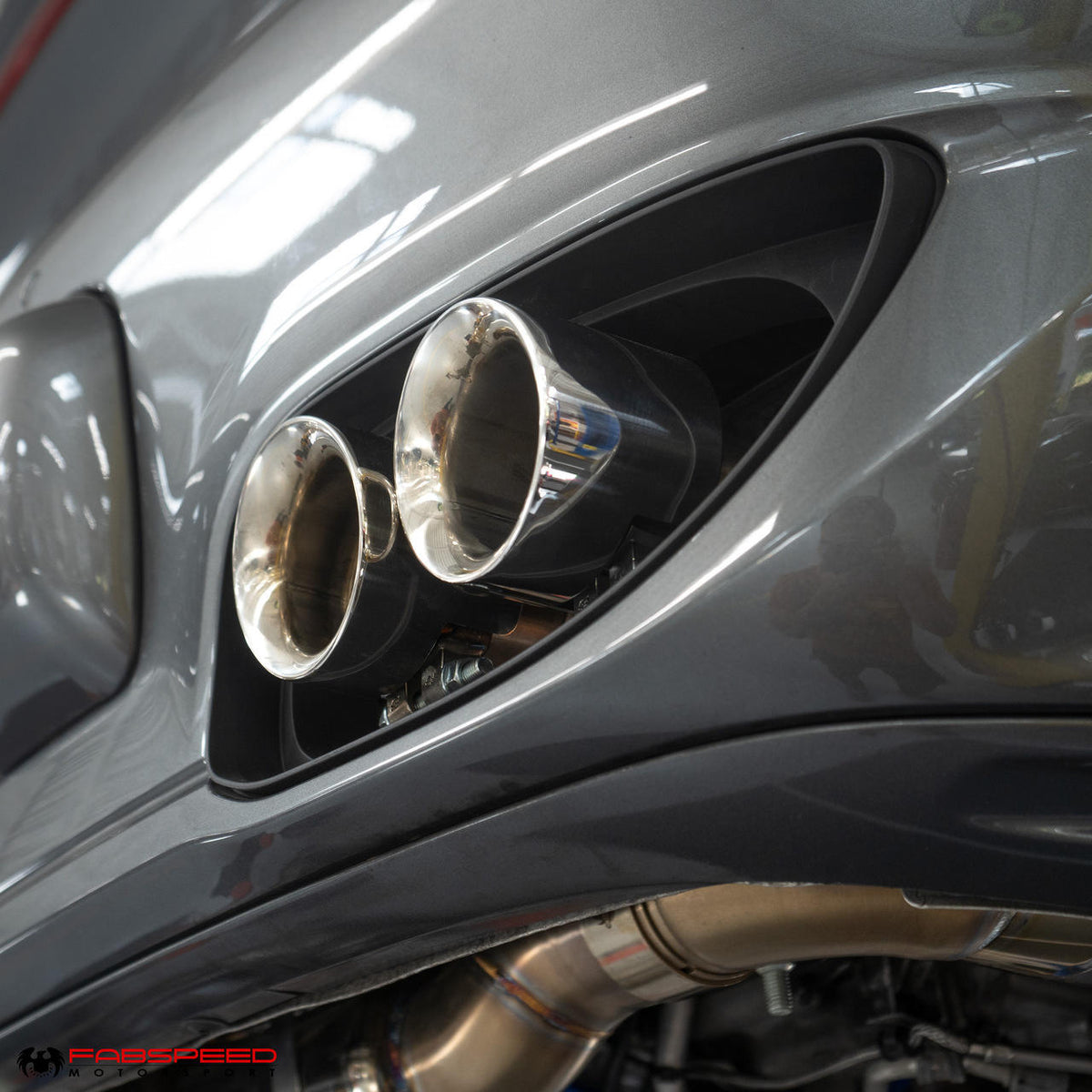 2010-2012 Porsche 997.2 Turbo / Turbo S Fabspeed Valved Supersport X-Pipe Exhaust System - image 9