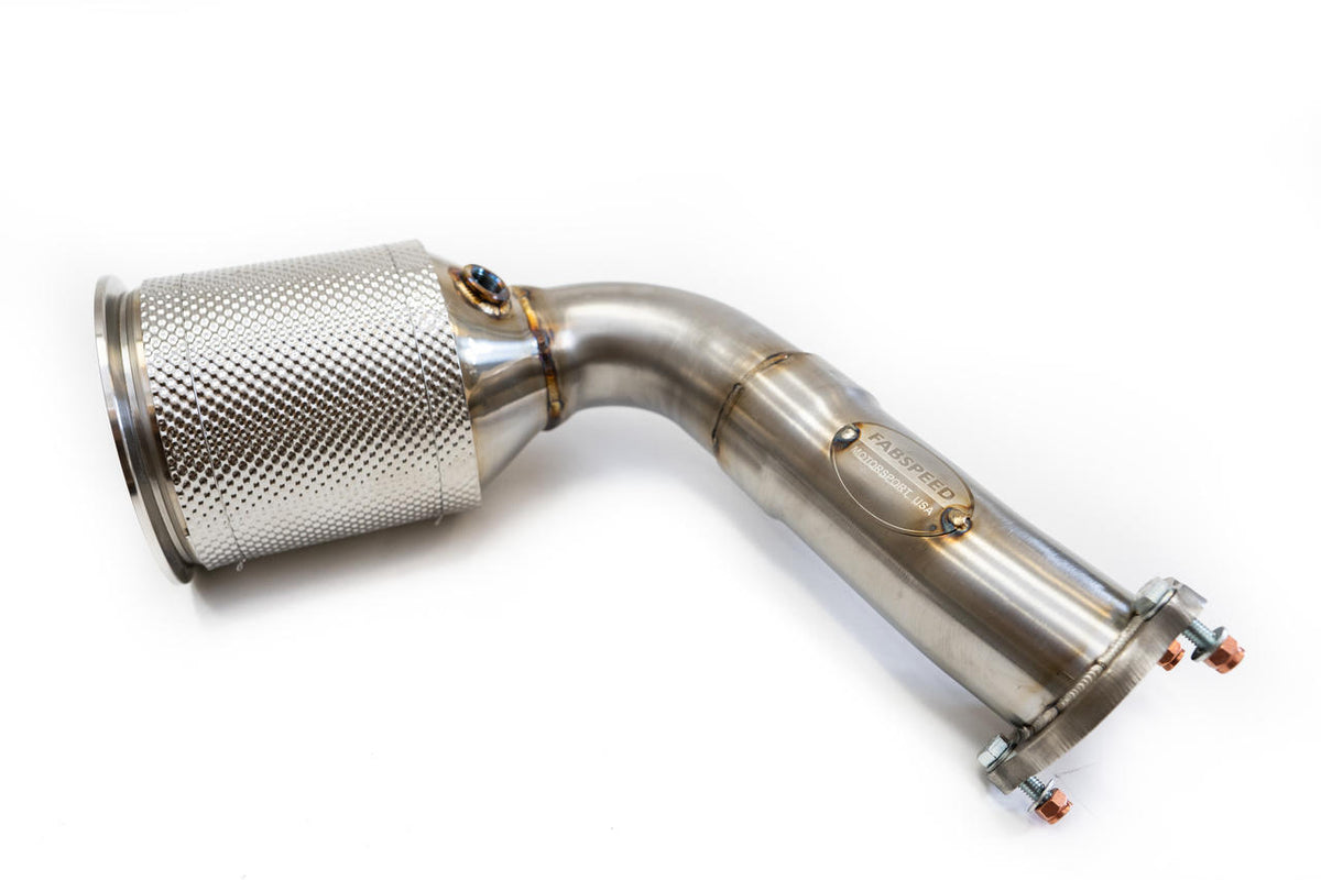 2019-2026 Porsche E3 Cayenne S 2.9L Turbo / Turbo S Fabspeed Primary Sport Catalytic Converters - image 4
