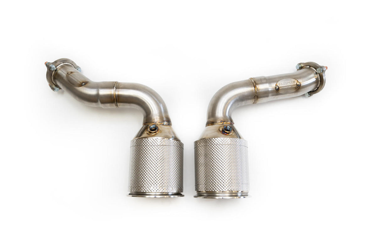 2019-2026 Porsche E3 Cayenne S 2.9L Turbo / Turbo S Fabspeed Primary Sport Catalytic Converters - image 3