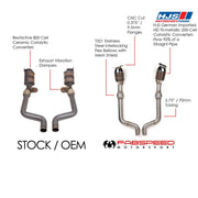 2016-2020 Ford Shelby GT350 / GT350R Fabspeed Sport Catalytic Converters - image 3